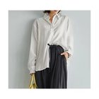 【スタイルデリ/STYLE DELI】の重ねやすいシボ生地しなやかシャツ 人気、トレンドファッション・服の通販 founy(ファニー) ファッション Fashion レディースファッション Fashion for Women トップス・カットソー Cut & Sew Tops シャツ・ブラウス・オフィスカジュアル Elegant Blouses & Button-Ups イエロー Yellow 春 Spring カフス Cuff Design シアー Sheer, See-Through ストレート Straight, Straight Cut スリット Slit, Slit Detail 長袖 Long Sleeve, Full Sleeve パール Pearl, Pearl Accent フロント Front, Front Design ポケット Pocket, Pocket Detail thumbnail ホワイト|ID: prp329100004844558 ipo3291000000036051893