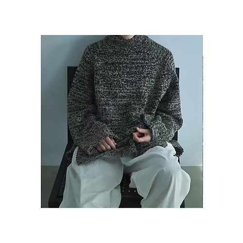 【マージュール/marjour】のMELANGE BOTTLE NECK KNIT 人気、トレンドファッション・服の通販 founy(ファニー) 　ファッション　Fashion　レディースファッション　Fashion for Women　トップス・カットソー　Cut & Sew Tops　ニット　Knit Tops & Sweaters　シンプル　Simple, Minimal　ストレッチ　Stretch, Stretchy Fabric　スリット　Slit, Slit Detail　バランス　Balance, Style Balance　ボトム　Bottoms, Lower Wear　ボトルネック　Bottle Neck, Mock Neck　ポケット　Pocket, Pocket Detail　ミックス　Mix, Mixed Style　メランジ　Melange, Mixed Yarn　無地　Plain, Solid Color　リラックス　Relax, Relaxed Fit　ワイド　Wide, Wide Fit　other-3|ID: prp329100004844562 ipo3291000000036310799