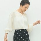 【ノーリーズ/NOLLEY'S】の楊柳サテン2WAYギャザーブラウス オフホワイト|ID: prp329100004844567 ipo3291000000035317956