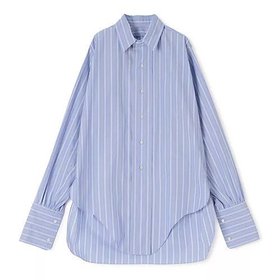 【メゾン マルジェラ/MAISON MARGIELA】のLong-sleeved Shirt 人気、トレンドファッション・服の通販 founy(ファニー) ファッション Fashion レディースファッション Fashion for Women トップス・カットソー Cut & Sew Tops シャツ・ブラウス・オフィスカジュアル Elegant Blouses & Button-Ups 2025年 2025 2025-2026秋冬・A/W Autumn/Winter 2025–26 AW25–26 カフス Cuff Design ストライプ Stripe, Striped Pattern ラウンド Round, Round Neck ロング Long, Long-Length |ID:prp329100004844575