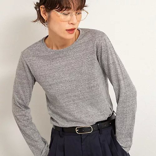 【ノーリーズ/NOLLEY'S】の【MAQWEL/マクウェル】MARUDOロングスリーブTee インテリア・キッズ・メンズ・レディースファッション・服の通販 founy(ファニー) ファッション Fashion レディースファッション Fashion for Women インナー Innerwear ヴィンテージ Vintage Style コンパクト Compact, Small Size シンプル Simple, Minimal スリーブ Sleeve, Long Sleeve / Short Sleeve 人気 Popular, Best Seller 長袖 Long Sleeve, Full Sleeve フェミニン Feminine, Girly ロング Long, Long-Length ワンポイント One Point, Statement Accent 夏 Summer エレガント 上品 Elegant 2025年 2025 2025-2026秋冬・A/W Autumn/Winter 2025–26 AW25–26 ミディアムグレー|ID: prp329100004845617 ipo3291000000035339234