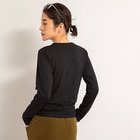 【ノーリーズ/NOLLEY'S】の【MAQWEL/マクウェル】MARUDOロングスリーブTee 人気、トレンドファッション・服の通販 founy(ファニー) ファッション Fashion レディースファッション Fashion for Women インナー Innerwear ヴィンテージ Vintage Style コンパクト Compact, Small Size シンプル Simple, Minimal スリーブ Sleeve, Long Sleeve / Short Sleeve 人気 Popular, Best Seller 長袖 Long Sleeve, Full Sleeve フェミニン Feminine, Girly ロング Long, Long-Length ワンポイント One Point, Statement Accent 夏 Summer エレガント 上品 Elegant 2025年 2025 2025-2026秋冬・A/W Autumn/Winter 2025–26 AW25–26 thumbnail ブラック|ID: prp329100004845617 ipo3291000000035339239