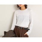 【ノーリーズ/NOLLEY'S】の【MAQWEL/マクウェル】MARUDOロングスリーブTee 人気、トレンドファッション・服の通販 founy(ファニー) ファッション Fashion レディースファッション Fashion for Women インナー Innerwear ヴィンテージ Vintage Style コンパクト Compact, Small Size シンプル Simple, Minimal スリーブ Sleeve, Long Sleeve / Short Sleeve 人気 Popular, Best Seller 長袖 Long Sleeve, Full Sleeve フェミニン Feminine, Girly ロング Long, Long-Length ワンポイント One Point, Statement Accent 夏 Summer エレガント 上品 Elegant 2025年 2025 2025-2026秋冬・A/W Autumn/Winter 2025–26 AW25–26 thumbnail ホワイト|ID: prp329100004845617 ipo3291000000035403996