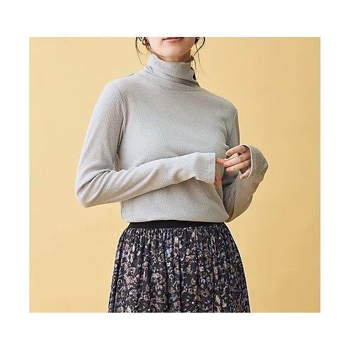 【エニー/ANY】のウール混リブタートルネックカットソー インテリア・キッズ・メンズ・レディースファッション・服の通販 founy(ファニー) 　ファッション　Fashion　レディースファッション　Fashion for Women　トップス・カットソー　Cut & Sew Tops　カットソー・ベーシックTシャツ　Cut-and-Sewn Tops / Stretch Tees & Basics　タートルネック・ハイネックトップス　Turtlenecks & High-Neck Tops　インナー　Innerwear　洗える　Machine Washable　カットソー　Cut and Sewn Top　シアー　Sheer, See-Through　ストレッチ　Stretch, Stretchy Fabric　フィット　Fit, Slim Fit　おすすめ　Recommended / Our Picks　グレー|ID: prp329100004845620 ipo3291000000035339276