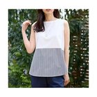 【エニー/ANY】のラウンドヘムコンビインナー オフ×ストライプ|ID: prp329100004847100 ipo3291000000036292472