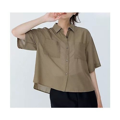 【エニー/ANY】のシアーテックリネンシャツ インテリア・キッズ・メンズ・レディースファッション・服の通販 founy(ファニー) https://founy.com/ ファッション Fashion レディースファッション Fashion for Women トップス・カットソー Cut & Sew Tops シャツ・ブラウス・オフィスカジュアル Elegant Blouses & Button-Ups おすすめ Recommended / Our Picks キャミ Camisole, Cami Top シアー Sheer, See-Through タンク Tank Top, Sleeveless Top ダブル Double, Double-Breasted デニム Denim, Jeans Material トレンド Trend, Trending Now バランス Balance, Style Balance ポケット Pocket, Pocket Detail エレガント 上品 Elegant 夏 Summer 洗える Machine Washable 羽織 Haori, Light Jacket |ID: prp329100004847103 ipo3291000000035421252