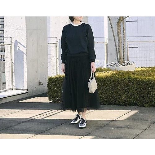 【スローン/SLOANE】の【HPS別注】18G 二重臼 ポリエステル キュプラ コットン クルーネック 人気、トレンドファッション・服の通販 founy(ファニー) 　ファッション　Fashion　レディースファッション　Fashion for Women　キュプラ　Cupro, Eco Fabric　スウェット / スエット　Sweatshirt, Sweatwear　デニム　Denim, Jeans Material　エレガント 上品　Elegant　別注　Limited Edition, Custom Order　抗菌　Antibacterial, Bacteria-Resistant　洗える　Machine Washable　other-3|ID: prp329100004847114 ipo3291000000035656358