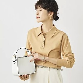 【ノーリーズ/NOLLEY'S】の《手洗い可能》コットンテックスポロニット 人気、トレンドファッション・服の通販 founy(ファニー) ファッション Fashion レディースファッション Fashion for Women トップス・カットソー Cut & Sew Tops ニット Knit Tops & Sweaters 2026年 2026 アクセサリー Fashion Accessories ストレッチ Stretch, Stretchy Fabric パール Pearl, Pearl Accent フェミニン Feminine, Girly ベーシック Basic, Essential 春 Spring |ID:prp329100004847711