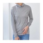 【ドレスハーセルフ/DRESS HERSELF】のカットソー/シルク ハイネック 人気、トレンドファッション・服の通販 founy(ファニー) ファッション Fashion レディースファッション Fashion for Women トップス・カットソー Cut & Sew Tops カットソー・ベーシックTシャツ Cut-and-Sewn Tops / Stretch Tees & Basics カットソー Cut and Sewn Top シルク Silk, 100% Silk ハイネック High Neck, Mock Neck エレガント 上品 Elegant 定番 Standard, Basic Item thumbnail ライトグレー|ID: prp329100004847827 ipo3291000000036253709