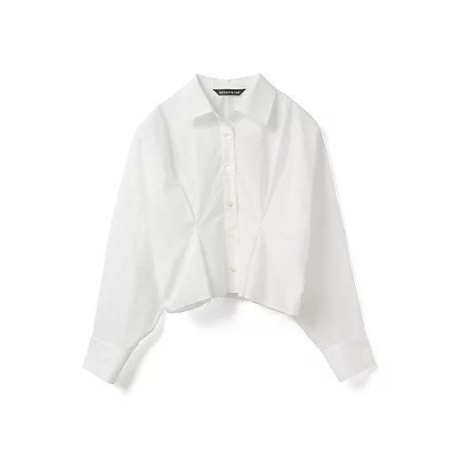 【ミズイロ インド/mizuiro ind】のコクーンショートシャツ インテリア・キッズ・メンズ・レディースファッション・服の通販 founy(ファニー) ファッション Fashion レディースファッション Fashion for Women トップス・カットソー Cut & Sew Tops シャツ・ブラウス・オフィスカジュアル Elegant Blouses & Button-Ups ショート Short, Short Length バランス Balance, Style Balance フロント Front, Front Design ロング Long, Long-Length ワッシャー Washer, Crinkled Finish オフホワイト|ID: prp329100004848399 ipo3291000000036051180