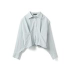 【ミズイロ インド/mizuiro ind】のコクーンショートシャツ 人気、トレンドファッション・服の通販 founy(ファニー) ファッション Fashion レディースファッション Fashion for Women トップス・カットソー Cut & Sew Tops シャツ・ブラウス・オフィスカジュアル Elegant Blouses & Button-Ups ショート Short, Short Length バランス Balance, Style Balance フロント Front, Front Design ロング Long, Long-Length ワッシャー Washer, Crinkled Finish thumbnail ライトブルー|ID: prp329100004848399 ipo3291000000036051181