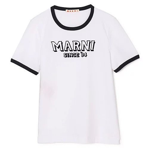 【マルニ/MARNI】のT-SHIRT インテリア・キッズ・メンズ・レディースファッション・服の通販 founy(ファニー) 　ファッション　Fashion　レディースファッション　Fashion for Women　トップス・カットソー　Cut & Sew Tops　シャツ・ブラウス・オフィスカジュアル　Elegant Blouses & Button-Ups　ロングTシャツ・Tシャツ　Longline T-Shirts & Tees　コンパクト　Compact, Small Size　洗える　Machine Washable　LILY WHITE|ID: prp329100004848405 ipo3291000000035443451