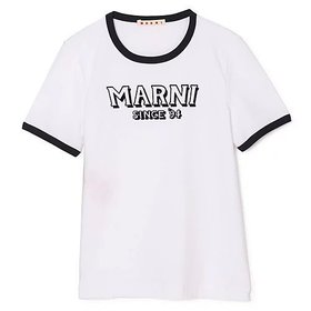【マルニ/MARNI】のT-SHIRT 人気、トレンドファッション・服の通販 founy(ファニー) ファッション Fashion レディースファッション Fashion for Women トップス・カットソー Cut & Sew Tops シャツ・ブラウス・オフィスカジュアル Elegant Blouses & Button-Ups ロングTシャツ・Tシャツ Longline T-Shirts & Tees コンパクト Compact, Small Size 洗える Machine Washable |ID:prp329100004848405