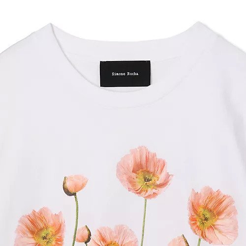 【シモーン ロシャ/SIMONE ROCHA】のPOPPY FIELD PRINT T-SHIRT 人気、トレンドファッション・服の通販 founy(ファニー) ファッション Fashion レディースファッション Fashion for Women トップス・カットソー Cut & Sew Tops シャツ・ブラウス・オフィスカジュアル Elegant Blouses & Button-Ups ロングTシャツ・Tシャツ Longline T-Shirts & Tees フラワー Flower, Floral フロント Front, Front Design プリント Print, Printed Pattern 半袖 Short Sleeve, Half Sleeve 洗える Machine Washable other-3|ID: prp329100004848410 ipo3291000000036049177