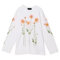 【シモーン ロシャ/SIMONE ROCHA】のPOPPY FIELD PRINT LONG SLEEVE T-SHIRT 人気、トレンドファッション・服の通販 founy(ファニー) ファッション Fashion レディースファッション Fashion for Women トップス・カットソー Cut & Sew Tops シャツ・ブラウス・オフィスカジュアル Elegant Blouses & Button-Ups ロングTシャツ・Tシャツ Longline T-Shirts & Tees フラワー Flower, Floral フロント Front, Front Design プリント Print, Printed Pattern ロング Long, Long-Length 洗える Machine Washable |ID:prp329100004848411