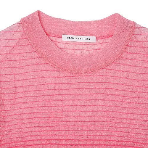 【セシリー バンセン/CECILIE BAHNSEN】のCELIA VEST SHEER SUMMER KNIT 人気、トレンドファッション・服の通販 founy(ファニー) 　ファッション　Fashion　レディースファッション　Fashion for Women　アウター　Coat / Outerwear Collection　トップス・カットソー　Cut & Sew Tops　ニット　Knit Tops & Sweaters　ベスト&ジレ / 重ね着スタイル　Vests & Gilets　インナー　Innerwear　シアー　Sheer, See-Through　ノースリーブ　Sleeveless, No-Sleeve　フリル　Frill, Ruffle　夏　Summer　other-3|ID: prp329100004848414 ipo3291000000035850151