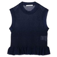 【セシリー バンセン/CECILIE BAHNSEN】のCELIA VEST SHEER SUMMER KNIT 人気、トレンドファッション・服の通販 founy(ファニー) ファッション Fashion レディースファッション Fashion for Women アウター Coat / Outerwear Collection トップス・カットソー Cut & Sew Tops ニット Knit Tops & Sweaters ベスト&ジレ / 重ね着スタイル Vests & Gilets インナー Innerwear シアー Sheer, See-Through ノースリーブ Sleeveless, No-Sleeve フリル Frill, Ruffle 夏 Summer |ID:prp329100004848414