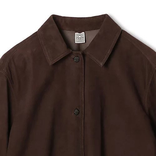 【トーテム/TOTEME】のSoft suede overshirt 人気、トレンドファッション・服の通販 founy(ファニー) 　ファッション　Fashion　レディースファッション　Fashion for Women　トップス・カットソー　Cut & Sew Tops　シャツ・ブラウス・オフィスカジュアル　Elegant Blouses & Button-Ups　ヴィンテージ　Vintage Style　other-3|ID: prp329100004848415 ipo3291000000035443577