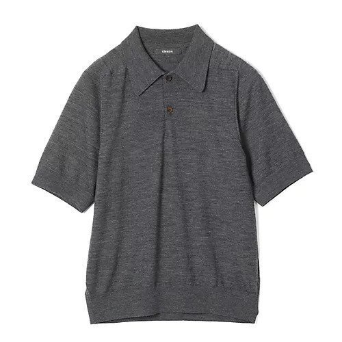 【ウメダ/UMEDA】の【HPS別注】16GG KNIT POLO インテリア・キッズ・メンズ・レディースファッション・服の通販 founy(ファニー) 　ファッション　Fashion　レディースファッション　Fashion for Women　トップス・カットソー　Cut & Sew Tops　ニット　Knit Tops & Sweaters　シンプル　Simple, Minimal　別注　Limited Edition, Custom Order　洗える　Machine Washable　グレー|ID: prp329100004848417 ipo3291000000036047354