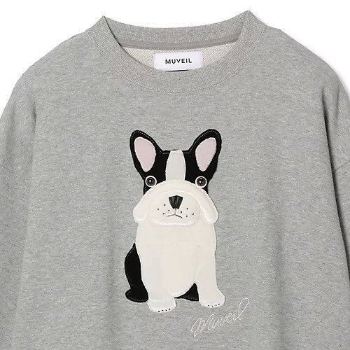 【ミュベール/MUVEIL】のフレンチブルドッグ裏毛プルオーバー 人気、トレンドファッション・服の通販 founy(ファニー) ファッション Fashion レディースファッション Fashion for Women トップス・カットソー Cut & Sew Tops カジュアルプルオーバー・ニットトップス Pullovers & Knit Tops / Casual Pullovers フィット Fit, Slim Fit フレンチ French, French Style モチーフ Motif, Design Theme ワイド Wide, Wide Fit 洗える Machine Washable other-3|ID: prp329100004848419 ipo3291000000035443620