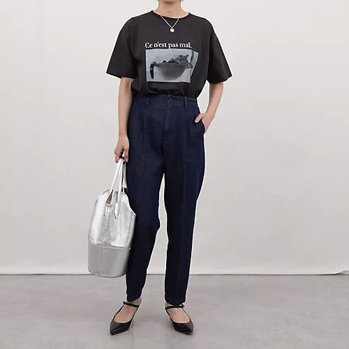 【イーバイエクラ/E by eclat】のAlain CAT Tシャツ 人気、トレンドファッション・服の通販 founy(ファニー) 　ファッション　Fashion　レディースファッション　Fashion for Women　トップス・カットソー　Cut & Sew Tops　シャツ・ブラウス・オフィスカジュアル　Elegant Blouses & Button-Ups　ロングTシャツ・Tシャツ　Longline T-Shirts & Tees　人気　Popular, Best Seller　洗える　Machine Washable　猫　Cat, Kitty　other-3|ID: prp329100004848420 ipo3291000000035443645