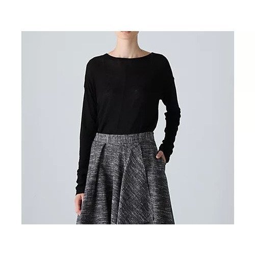 【アドーア/ADORE】のソフトハイゲージジャージートップス 人気、トレンドファッション・服の通販 founy(ファニー) 　ファッション　Fashion　レディースファッション　Fashion for Women　トップス・カットソー　Cut & Sew Tops　おすすめ　Recommended / Our Picks　なめらか　Smooth, Silky Texture　シアー　Sheer, See-Through　スタンダード　Standard, Basic　フィット　Fit, Slim Fit　リラックス　Relax, Relaxed Fit　ルーズ　Loose, Oversized　A/W・秋冬　Autumn/Winter　other-2|ID: prp329100004849517 ipo3291000000035485502