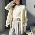 【ノーリーズソフィー/NOLLEY'S sophi】の《手洗い可能》マルチファンクションVネックカーディガン 人気、トレンドファッション・服の通販 founy(ファニー) ファッション Fashion レディースファッション Fashion for Women トップス・カットソー Cut & Sew Tops カーディガン・羽織り Layered Style Cardigans Vネックトップス V-Neck Tops / V-Cut Neckline Shirts 2025年 2025 2025-2026秋冬・A/W Autumn/Winter 2025–26 AW25–26 2026年 2026 カーディガン Cardigan, Knitwear 春 Spring thumbnail オフホワイト|ID: prp329100004849520 ipo3291000000036025787