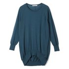 【プレインピープル/PLAIN PEOPLE】のVICTORIA裾タックチュニックプルオーバー ブルーグリーン|ID: prp329100004849526 ipo3291000000035485649