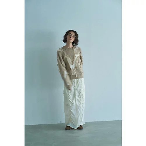 【マージュール/marjour】のFRINGE LINE KNIT TOP 人気、トレンドファッション・服の通販 founy(ファニー) 　ファッション　Fashion　レディースファッション　Fashion for Women　トップス・カットソー　Cut & Sew Tops　ニット　Knit Tops & Sweaters　シンプル　Simple, Minimal　ストレッチ　Stretch, Stretchy Fabric　フリンジ　Fringe, Tassel　ベーシック　Basic, Essential　ボトム　Bottoms, Lower Wear　ポケット　Pocket, Pocket Detail　other-3|ID: prp329100004849796 ipo3291000000036336634