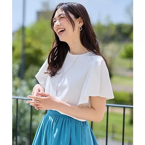 【エニー/ANY】のソロナフリルスリーブプルオーバー 人気、トレンドファッション・服の通販 founy(ファニー) 　ファッション　Fashion　レディースファッション　Fashion for Women　トップス・カットソー　Cut & Sew Tops　カジュアルプルオーバー・ニットトップス　Pullovers & Knit Tops / Casual Pullovers　おすすめ　Recommended / Our Picks　エレガント 上品　Elegant　カーゴパンツ　Cargo Pants, Utility Pants　シンプル　Simple, Minimal　ストレッチ　Stretch, Stretchy Fabric　デニム　Denim, Jeans Material　other-2|ID: prp329100004849954 ipo3291000000036054576