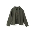 【ミズイロ インド/mizuiro ind】のウールブレンドベーシックシャツ ブラウン|ID: prp329100004849955 ipo3291000000035683621