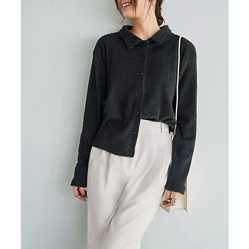 【スタイルデリ/STYLE DELI】のシャギーニュアンスカットソーシャツ インテリア・キッズ・メンズ・レディースファッション・服の通販 founy(ファニー) 　ファッション　Fashion　レディースファッション　Fashion for Women　トップス・カットソー　Cut & Sew Tops　シャツ・ブラウス・オフィスカジュアル　Elegant Blouses & Button-Ups　カットソー・ベーシックTシャツ　Cut-and-Sewn Tops / Stretch Tees & Basics　インナー　Innerwear　エアリー　Airy Texture　春　Spring　カットソー　Cut and Sewn Top　カーディガン　Cardigan, Knitwear　ストレート　Straight, Straight Cut　スリット　Slit, Slit Detail　長袖　Long Sleeve, Full Sleeve　パステル　Pastel, Soft Color　パール　Pearl, Pearl Accent　ポケット　Pocket, Pocket Detail　無地　Plain, Solid Color　冬　Winter / This Winter　スミクロ|ID: prp329100004851323 ipo3291000000035582212