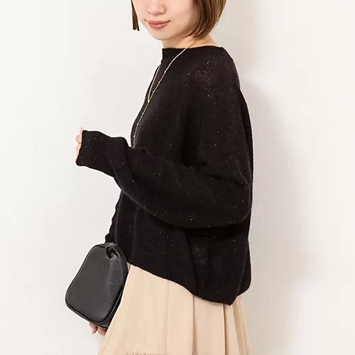 【ノーリーズ/NOLLEY'S】の《手洗い可能》スパンコールプルオーバー インテリア・キッズ・メンズ・レディースファッション・服の通販 founy(ファニー) 　ファッション　Fashion　レディースファッション　Fashion for Women　トップス・カットソー　Cut & Sew Tops　カジュアルプルオーバー・ニットトップス　Pullovers & Knit Tops / Casual Pullovers　2025年　2025　2025-2026秋冬・A/W　Autumn/Winter 2025–26 AW25–26　おすすめ　Recommended / Our Picks　ショート　Short, Short Length　シンプル　Simple, Minimal　スパンコール　Sequins, Sequin Embellishment　タートル　Turtleneck, Turtle Collar　フォックス　Fox, Fox Fur　ロング　Long, Long-Length　エレガント 上品　Elegant　人気　Popular, Best Seller　冬　Winter / This Winter　洗える　Machine Washable　秋　Autumn　ブラック|ID: prp329100004851326 ipo3291000000035583176