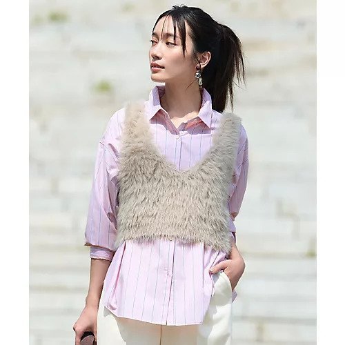 【エニー/ANY】のオーバーサイズシャツ 人気、トレンドファッション・服の通販 founy(ファニー) 　ファッション　Fashion　レディースファッション　Fashion for Women　トップス・カットソー　Cut & Sew Tops　シャツ・ブラウス・オフィスカジュアル　Elegant Blouses & Button-Ups　インナー　Innerwear　抗菌　Antibacterial, Bacteria-Resistant　ストライプ　Stripe, Striped Pattern　スラックス　Slacks, Dress Pants　タンク　Tank Top, Sleeveless Top　デニム　Denim, Jeans Material　定番　Standard, Basic Item　ベスト　Vest, Waistcoat　羽織　Haori, Light Jacket　A/W・秋冬　Autumn/Winter　other-2|ID: prp329100004851328 ipo3291000000036196030