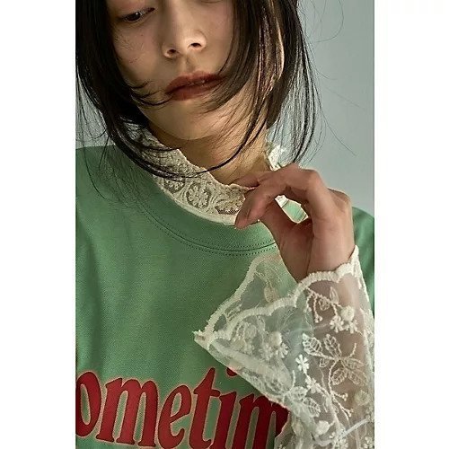 【マージュール/marjour】のEMBROIDERY LACE TOPS 人気、トレンドファッション・服の通販 founy(ファニー) 　ファッション　Fashion　レディースファッション　Fashion for Women　トップス・カットソー　Cut & Sew Tops　インナー　Innerwear　ジャケット　Jacket, Outerwear　スウェット / スエット　Sweatshirt, Sweatwear　ストレッチ　Stretch, Stretchy Fabric　センター　Center, Center Line　チュール　Tulip, Tulip Motif　デニム　Denim, Jeans Material　ボタニカル　Botanical, Floral Pattern　ポケット　Pocket, Pocket Detail　レース　Lace, Lace Fabric　セレモニー　Ceremony　other-2|ID: prp329100004851502 ipo3291000000035594062