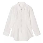 【チカ キサダ/CHIKA KISADA】のシャツ 人気、トレンドファッション・服の通販 founy(ファニー) ファッション Fashion レディースファッション Fashion for Women トップス・カットソー Cut & Sew Tops シャツ・ブラウス・オフィスカジュアル Elegant Blouses & Button-Ups シェイプ Shape, Slim Fit ジップ Zip, Zipper バランス Balance, Style Balance モダン Modern, Contemporary エレガント 上品 Elegant 洗える Machine Washable thumbnail White|ID: prp329100004851819 ipo3291000000035605478