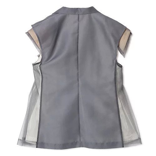 【チカ キサダ/CHIKA KISADA】のチュールベスト 人気、トレンドファッション・服の通販 founy(ファニー) 　ファッション　Fashion　レディースファッション　Fashion for Women　アウター　Coat / Outerwear Collection　トップス・カットソー　Cut & Sew Tops　ベスト&ジレ / 重ね着スタイル　Vests & Gilets　シアー　Sheer, See-Through　パターン　Pattern, Design Print　モダン　Modern, Contemporary　other-2|ID: prp329100004851820 ipo3291000000035850744