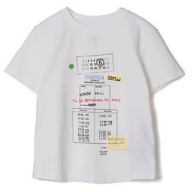 【エムエム6 メゾン マルタン マルジェラ/MM6 Maison Martin Margiela】 T-SHIRT人気、トレンドファッション・服の通販 founy(ファニー) ファッション Fashion レディースファッション Fashion for Women トップス・カットソー Cut & Sew Tops シャツ・ブラウス・オフィスカジュアル Elegant Blouses & Button-Ups ロングTシャツ・Tシャツ Longline T-Shirts & Tees グラフィック Graphic, Graphic Design 洗える Machine Washable |ID:prp329100004851824
