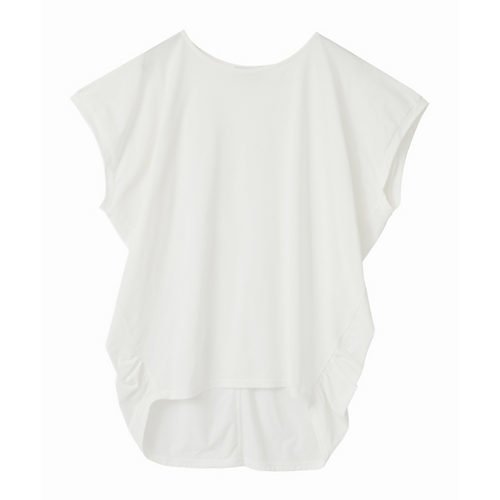 【ジュリエ/Julier】の【定番】ライトプライムドレープトップス/エコ・UVカット・吸汗速乾・ホットヨガ対応・ラッシュガード インテリア・キッズ・メンズ・レディースファッション・服の通販 founy(ファニー) ファッション Fashion レディースファッション Fashion for Women トップス・カットソー Cut & Sew Tops コレクション Collection, Seasonal Line 定番 Standard, Basic Item 人気 Popular, Best Seller ビッグ Big, Oversized 半袖 Short Sleeve, Half Sleeve 無地 Plain, Solid Color ヨガ Yoga, Yoga Wear ラベンダー Lavender ランニング Running, Running Wear, Activewear, Jogging リラックス Relax, Relaxed Fit エレガント 上品 Elegant ホワイト|ID: prp329100004851829 ipo3291000000036051200