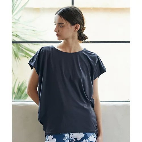 【ジュリエ/Julier】の【定番】ライトプライムドレープトップス/エコ・UVカット・吸汗速乾・ホットヨガ対応・ラッシュガード 人気、トレンドファッション・服の通販 founy(ファニー) ファッション Fashion レディースファッション Fashion for Women トップス・カットソー Cut & Sew Tops コレクション Collection, Seasonal Line 定番 Standard, Basic Item 人気 Popular, Best Seller ビッグ Big, Oversized 半袖 Short Sleeve, Half Sleeve 無地 Plain, Solid Color ヨガ Yoga, Yoga Wear ラベンダー Lavender ランニング Running, Running Wear, Activewear, Jogging リラックス Relax, Relaxed Fit エレガント 上品 Elegant other-2|ID: prp329100004851829 ipo3291000000036051203