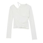 【ジュリエ/Julier】のエコシーベア天ロングスリーブプルオーバー/パット付き 人気、トレンドファッション・服の通販 founy(ファニー) ファッション Fashion レディースファッション Fashion for Women トップス・カットソー Cut & Sew Tops カジュアルプルオーバー・ニットトップス Pullovers & Knit Tops / Casual Pullovers カシュクール Wrap Design コレクション Collection, Seasonal Line コンパクト Compact, Small Size ストレッチ Stretch, Stretchy Fabric 長袖 Long Sleeve, Full Sleeve フィット Fit, Slim Fit 無地 Plain, Solid Color ヨガ Yoga, Yoga Wear ランニング Running, Running Wear, Activewear, Jogging リラックス Relax, Relaxed Fit ワーク Workwear, Utility Style thumbnail オフホワイト|ID: prp329100004851830 ipo3291000000036051207