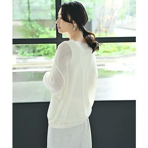 【スタイルデリ/STYLE DELI】の【BLK001】透かしモヘアプチボートネックプルオーバー 人気、トレンドファッション・服の通販 founy(ファニー) 　ファッション　Fashion　レディースファッション　Fashion for Women　トップス・カットソー　Cut & Sew Tops　カジュアルプルオーバー・ニットトップス　Pullovers & Knit Tops / Casual Pullovers　イエロー　Yellow　インナー　Innerwear　キャミ　Camisole, Cami Top　軽量　Lightweight, Ultra Light　透かし　Cut-Out, Lacework　タンク　Tank Top, Sleeveless Top　デコルテ　Décolleté, Neckline　バランス　Balance, Style Balance　ボトム　Bottoms, Lower Wear　リラックス　Relax, Relaxed Fit　ワイド　Wide, Wide Fit　other-3|ID: prp329100004851995 ipo3291000000035614963