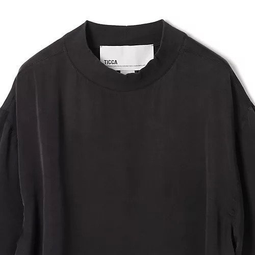 【ティッカ/TICCA】のキュプラフィブリルTブラウス 人気、トレンドファッション・服の通販 founy(ファニー) 　ファッション　Fashion　レディースファッション　Fashion for Women　トップス・カットソー　Cut & Sew Tops　シャツ・ブラウス・オフィスカジュアル　Elegant Blouses & Button-Ups　キュプラ　Cupro, Eco Fabric　モダン　Modern, Contemporary　ワイド　Wide, Wide Fit　洗える　Machine Washable　other-3|ID: prp329100004852705 ipo3291000000036049223