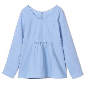 【マルティニーク/martinique】 タイプライタークルーペプラムブラウス人気、トレンドファッション・服の通販 founy(ファニー) ファッション Fashion レディースファッション Fashion for Women トップス・カットソー Cut & Sew Tops シャツ・ブラウス・オフィスカジュアル Elegant Blouses & Button-Ups デコルテ Décolleté, Neckline ペプラム Peplum, Flared Hem リラックス Relax, Relaxed Fit 洗える Machine Washable |ID:prp329100004852706