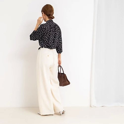 【ノーリーズ/NOLLEY'S】のジョーゼットボウタイブラウス 人気、トレンドファッション・服の通販 founy(ファニー) 　ファッション　Fashion　レディースファッション　Fashion for Women　トップス・カットソー　Cut & Sew Tops　シャツ・ブラウス・オフィスカジュアル　Elegant Blouses & Button-Ups　2025年　2025　2025-2026秋冬・A/W　Autumn/Winter 2025–26 AW25–26　クラシカル　Classical, Vintage-Inspired　ジョーゼット　Georgette, Semi-Sheer Fabric　トレンド　Trend, Trending Now　リボン　Ribbon, Bow　ループ　Loop, Loop Knit　今季　This Season, Current Season　other-3|ID: prp329100004854163 ipo3291000000036173480