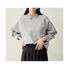 【エニー/ANY】のダンボールバックリブプルオーバー 人気、トレンドファッション・服の通販 founy(ファニー) ファッション Fashion レディースファッション Fashion for Women トップス・カットソー Cut & Sew Tops カジュアルプルオーバー・ニットトップス Pullovers & Knit Tops / Casual Pullovers バッグ Bags インナー Innerwear 切替 Switching, Contrast Panel ストレッチ Stretch, Stretchy Fabric レース Lace, Lace Fabric おすすめ Recommended / Our Picks thumbnail ライトグレー|ID: prp329100004854166 ipo3291000000036058202