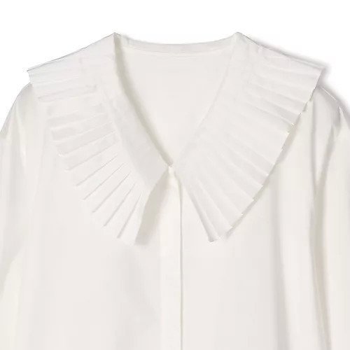 【マルティニーク/martinique】のタックカラーブラウス 人気、トレンドファッション・服の通販 founy(ファニー) 　ファッション　Fashion　レディースファッション　Fashion for Women　トップス・カットソー　Cut & Sew Tops　シャツ・ブラウス・オフィスカジュアル　Elegant Blouses & Button-Ups　おすすめ　Recommended / Our Picks　インナー　Innerwear　コラボ　Collaboration, Collab　タフタ　Taffeta, Structured Fabric　リラックス　Relax, Relaxed Fit　エレガント 上品　Elegant　洗える　Machine Washable　other-3|ID: prp329100004854939 ipo3291000000036051166