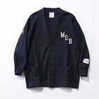 【マディソンブルー/MADISONBLUE】の【HPS別注】BIG CARDIGAN COTTON PATCH 人気、トレンドファッション・服の通販 founy(ファニー) ファッション Fashion レディースファッション Fashion for Women トップス・カットソー Cut & Sew Tops カーディガン・羽織り Layered Style Cardigans ビッグ Big, Oversized プリント Print, Printed Pattern ポケット Pocket, Pocket Detail 別注 Limited Edition, Custom Order 犬 Dog thumbnail NAVY|ID: prp329100004854993 ipo3291000000036034831