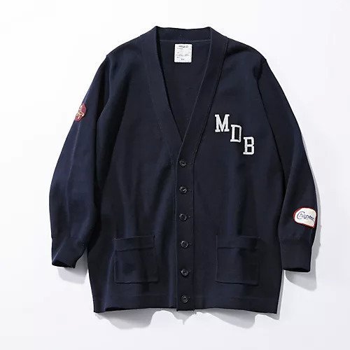 【マディソンブルー/MADISONBLUE】の【HPS別注】BIG CARDIGAN COTTON PATCH インテリア・キッズ・メンズ・レディースファッション・服の通販 founy(ファニー) 　ファッション　Fashion　レディースファッション　Fashion for Women　トップス・カットソー　Cut & Sew Tops　カーディガン・羽織り　Layered Style Cardigans　ビッグ　Big, Oversized　プリント　Print, Printed Pattern　ポケット　Pocket, Pocket Detail　別注　Limited Edition, Custom Order　犬　Dog　NAVY|ID: prp329100004854993 ipo3291000000036034831