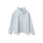 【ミズイロ インド/mizuiro ind】のスカーフカラーシャツ 人気、トレンドファッション・服の通販 founy(ファニー) ファッション Fashion レディースファッション Fashion for Women トップス・カットソー Cut & Sew Tops シャツ・ブラウス・オフィスカジュアル Elegant Blouses & Button-Ups オケージョン Occasion Wear スカーフ Scarf, Neckwear ストライプ Stripe, Striped Pattern スリット Slit, Slit Detail ドッキング Docking, Mixed Material ブロード Broadcloth, Fine Cotton thumbnail ライトブルー|ID: prp329100004855468 ipo3291000000036050907